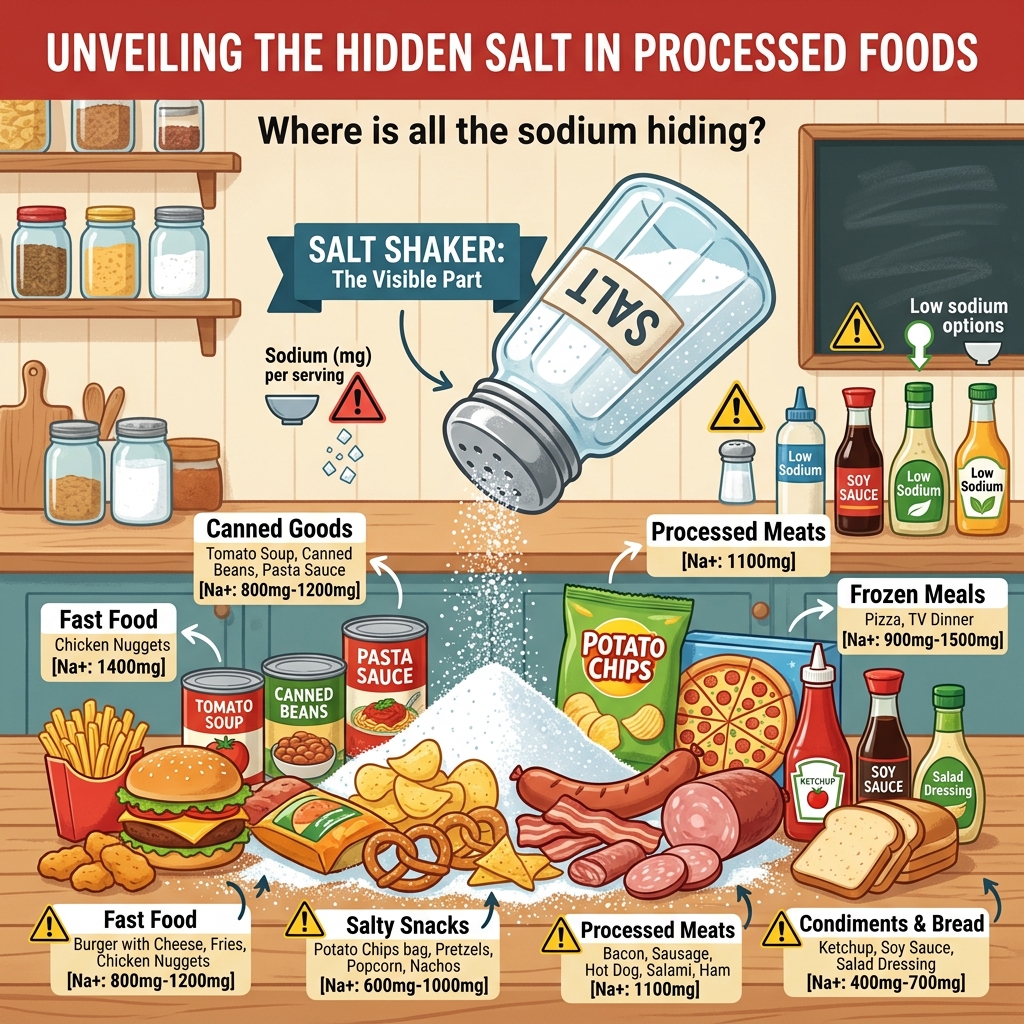 aliments riche en sel