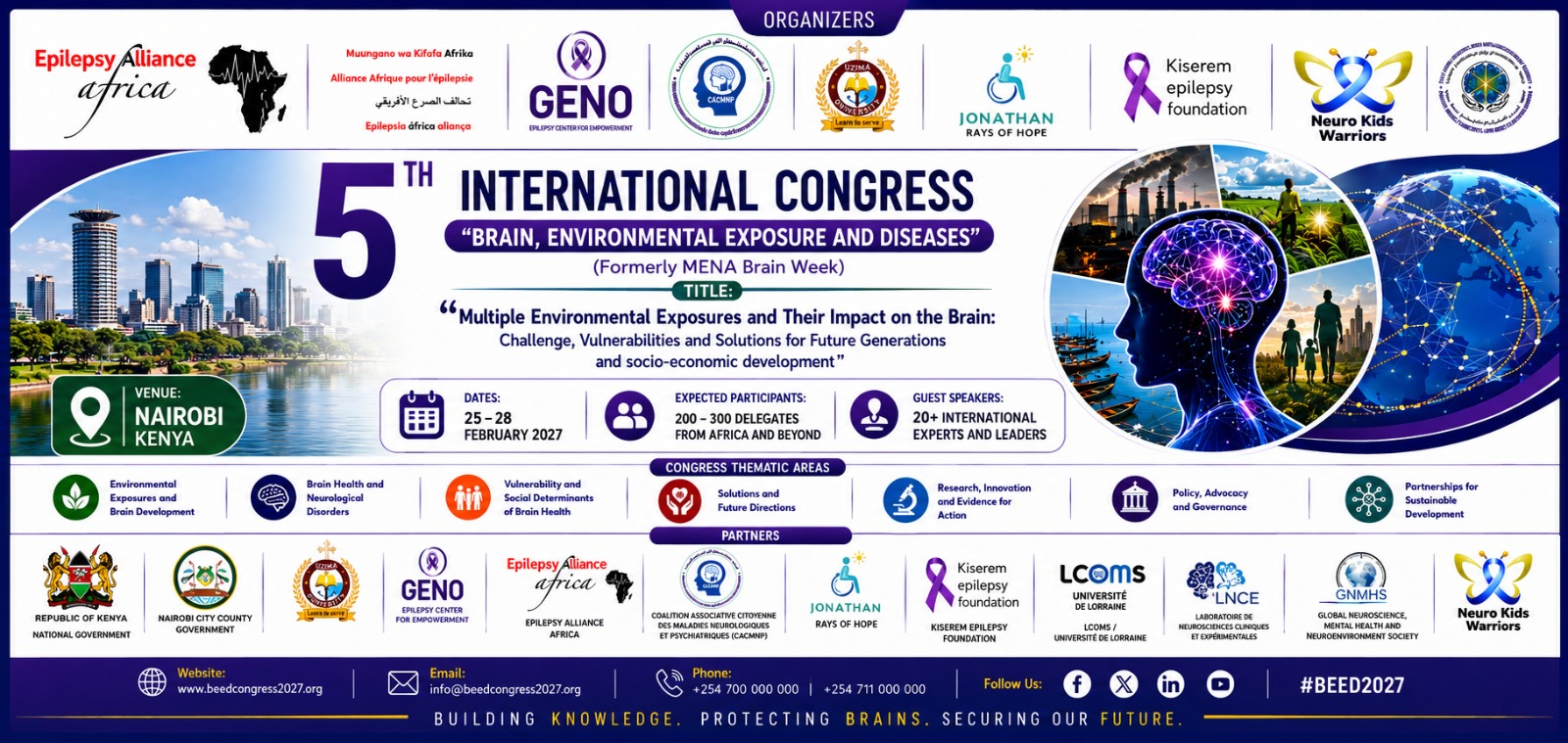 5e Congrès International: Brain, Environmental Exposure and Diseases